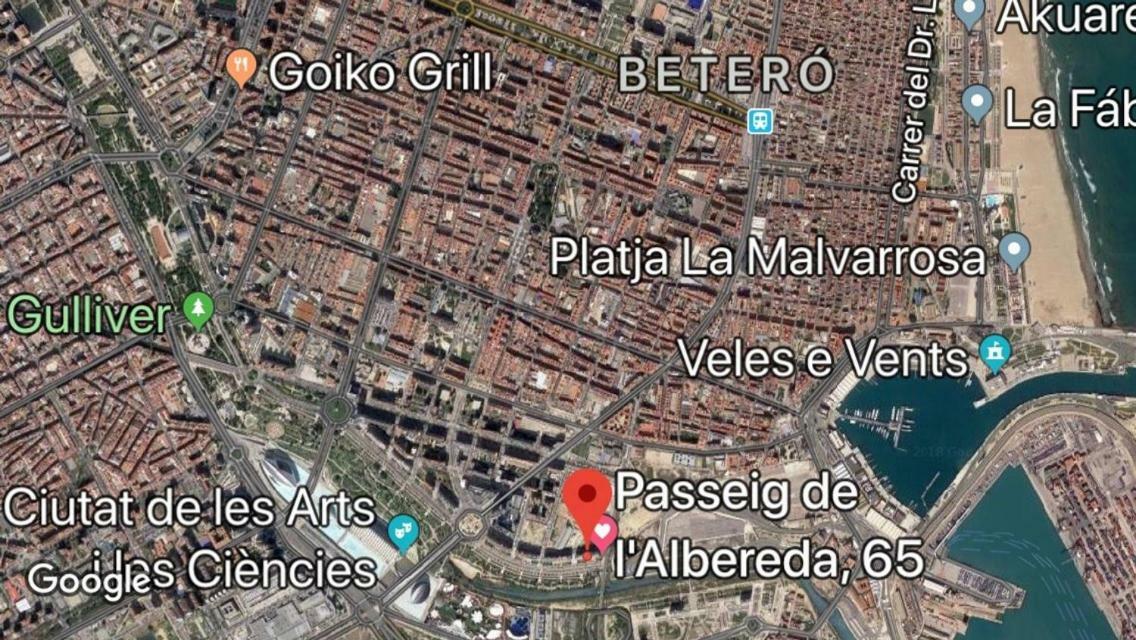 Apto En Ciudad De Las Ciencias Y Cerca Playa Валенсія Екстер'єр фото